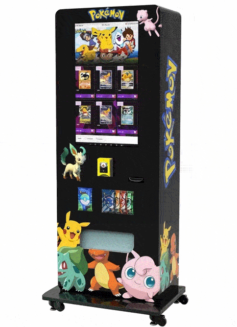 Hi-5 Customizable Trading Card Vending Machine – 7-Slot Automatic Card Dispenser