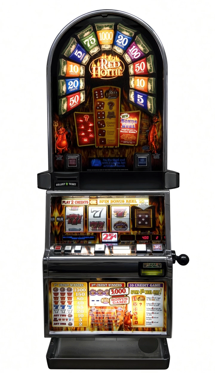IGT Barcrest Red Hot Hootie Slot Machine (Extremely Rare)