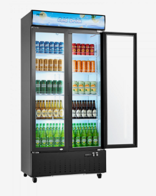 EZ-Cool Commercial Merchandiser Refrigerator, 20.8 Cu.Ft / 590L Upright Beverage Cooler Model (EC-900)
