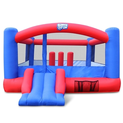 Giant Inflatable Bounce House with Built-in Posts & More