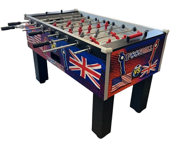 Commercial Grade Soccer Foosball Table with Drink Holders (USA - UK)