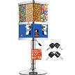 Commercial Quad Gumball - Capsules - Candy - Nuts - Gumball Machine 