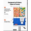 Commercial Quad Gumball - Capsules - Candy - Nuts - Gumball Machine 