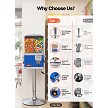 Commercial Quad Gumball - Capsules - Candy - Nuts - Gumball Machine 