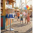 Commercial Quad Gumball - Capsules - Candy - Nuts - Gumball Machine 