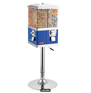 Commercial Quad Gumball - Capsules - Candy - Nuts - Gumball Machine 