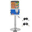 Commercial 4-Compartment Gumball -Candy - Capsule Vending Machine 
