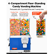 Commercial 4-Compartment Gumball -Candy - Capsule Vending Machine 