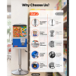 Commercial 4-Compartment Gumball -Candy - Capsule Vending Machine 