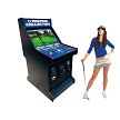 Incredible Technologies Arcade Collection - Silver Strike, Bags & Power Putt - 32" Upright 