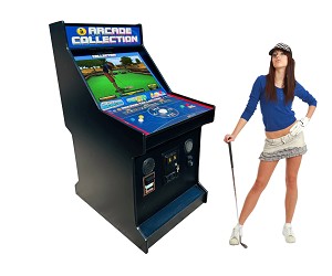 Incredible Technologies Arcade Collection - Silver Strike, Bags & Power Putt - 32" Upright 