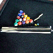 Hathaway Bristol 7-ft Pool Table w/Ping Pong Table-Top 