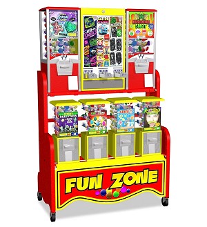 Fun Zone Bulk Vendor Gumball & Capsule Machine 
