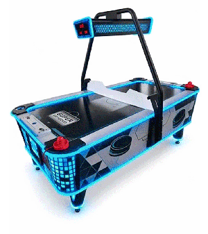EZ-FUN Commercial Air Hockey Table LED Lighting, Electronic Scoring & Ticket Redemption 