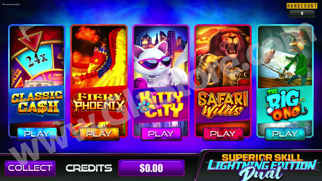 Superior Skill Lightning Edition (5 In 1 Casino Skill Game) 