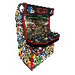 Super Monster Arcade 4-player - Upright Video Arcade Machine (10,000 Games in One - Large 50" HD LCD Screen - 4-player w/Light-Guns Included) 