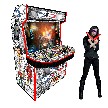 Super Monster Arcade 4-player - Upright Video Arcade Machine (10,000 Games in One - Large 50" HD LCD Screen - 4-player w/Light-Guns Included) 