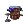 Classic Arcade Barrel Video Arcade Machine Cocktail Cabinet (512 Games in One and a Large 26” LCD Screen) 