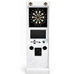 Take Aim White Electronic Dart Machine – Color WHITE Commercial Coin-Operated with Free Play & Online Play Options 